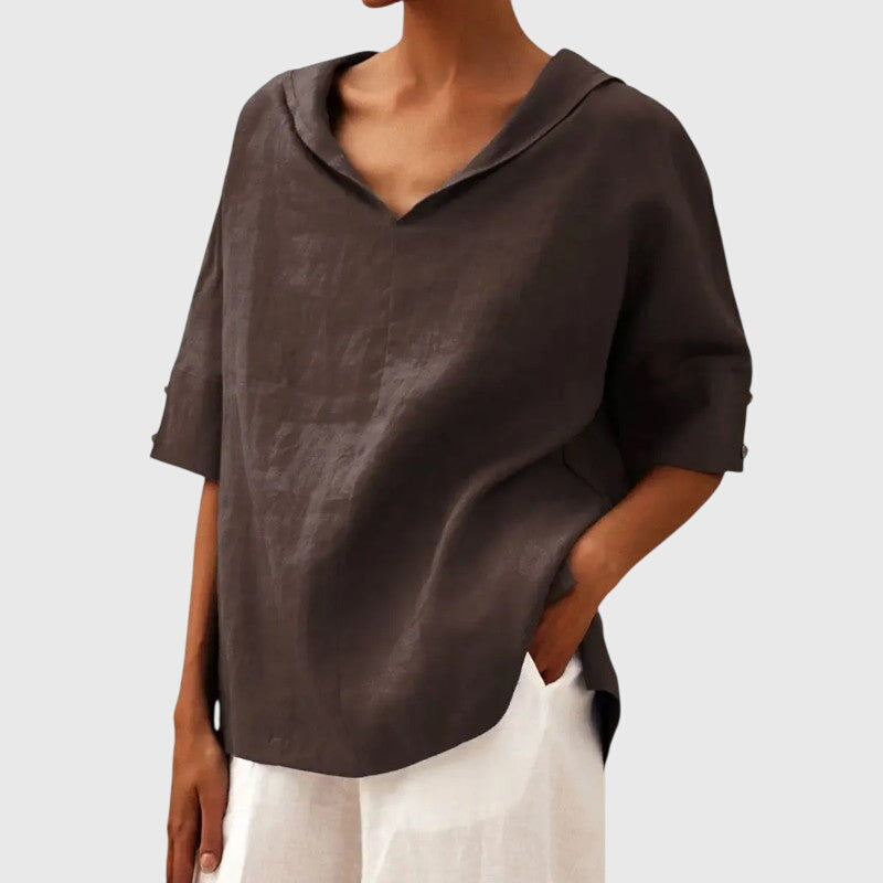 Ayla | Blouse - Blue