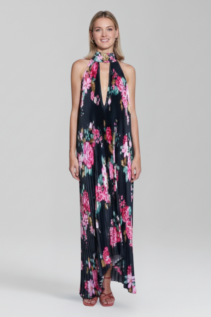 Payton | Women’s Sleeveless Pleated Skirt Maxi Dress