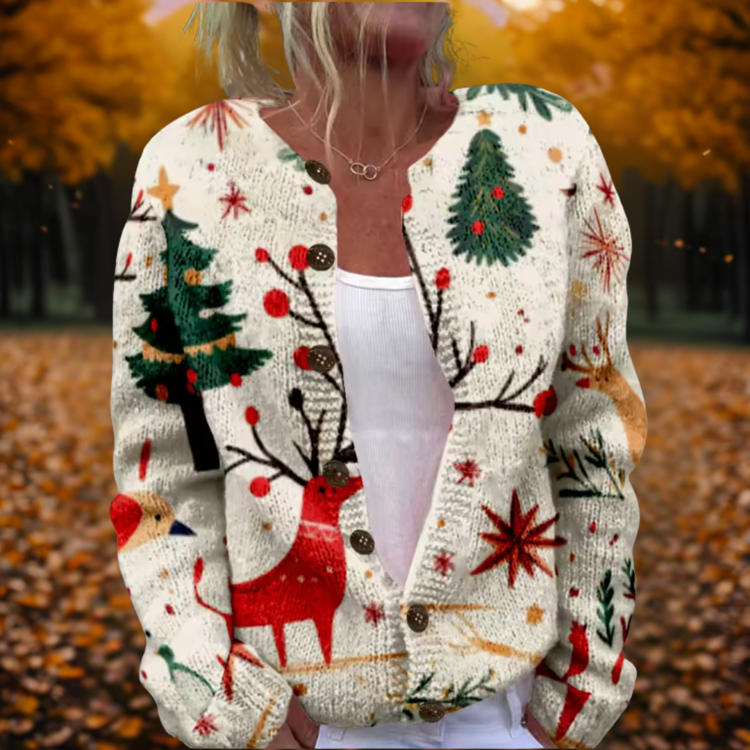 Sandra | Reindeer Cardigan